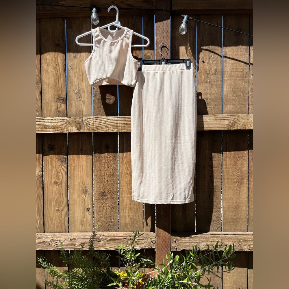 Beige Matching Set